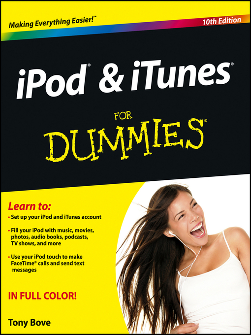 Title details for iPod and iTunes For Dummies by Tony Bove - Available